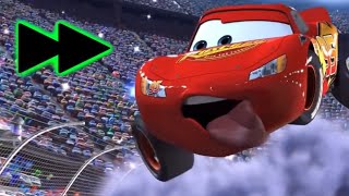 Cars but every time Lightning McQueen is on the screen it gets faster