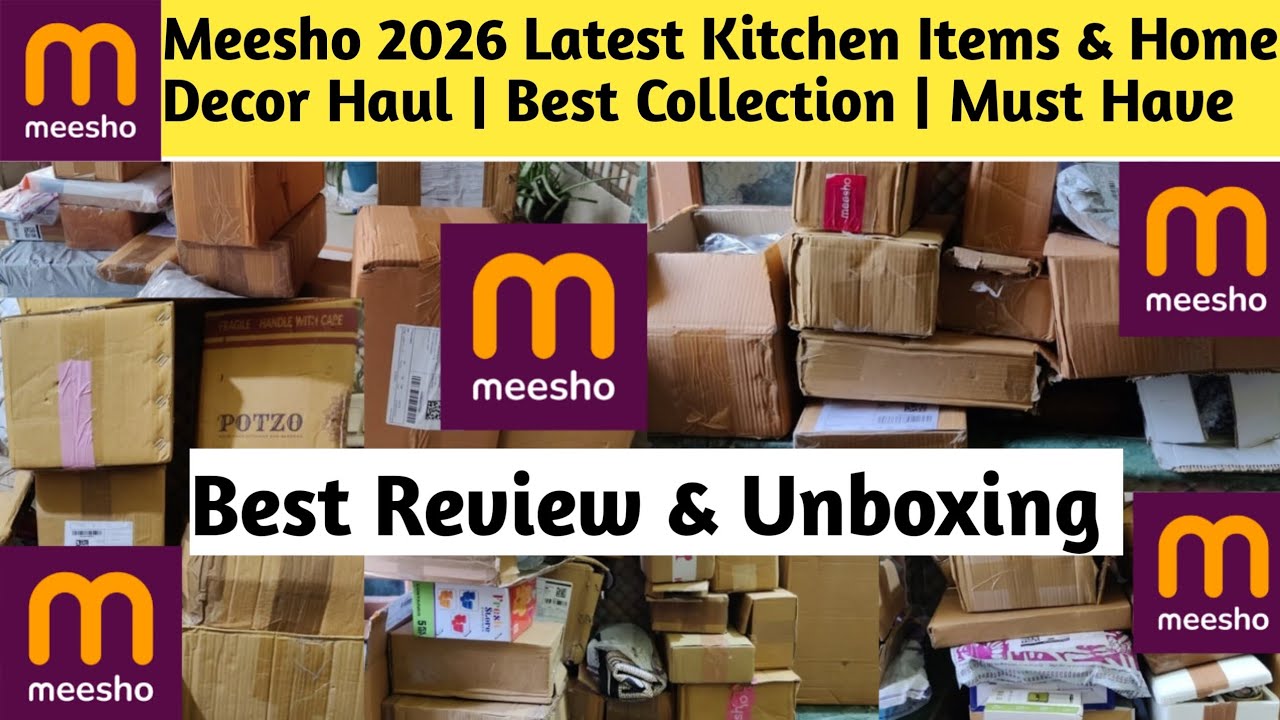Meesho 2026 Latest Kitchen Items & Home Decor Haul | Best Collection | Must Have | Best Review 