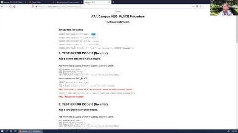 ICS321 Campus Cuisine Stored Procedure Assignment
