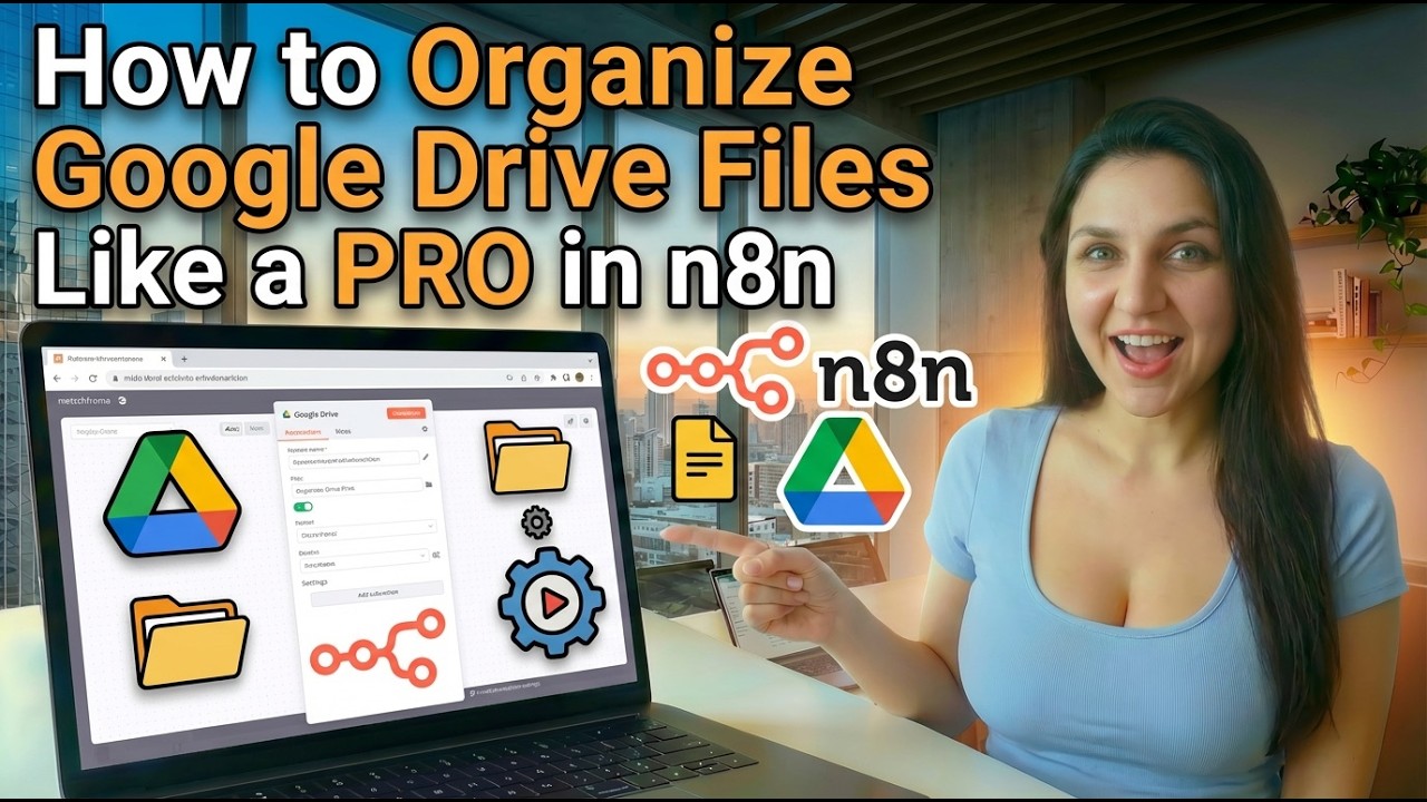 How to Organize Google Drive Files Like a PRO in n8n - YouTube