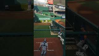 Max Scherzer warming up before a start.