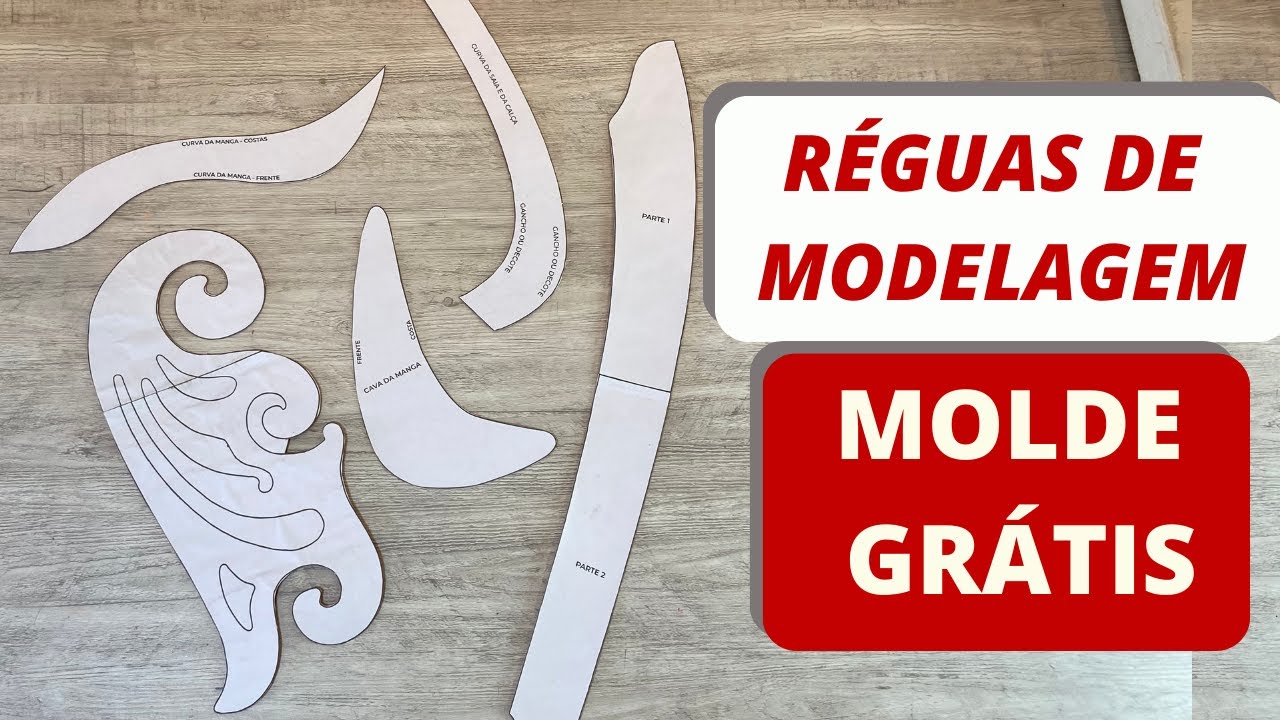 Réguas de Modelagem - FAÇA VOCÊ MESMO - Passo a passo completo | Gisele Maués