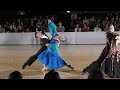 2018全日本アマチュアダンス選手権　決勝WTVFQ　五月女光政 五月女叡佳 組