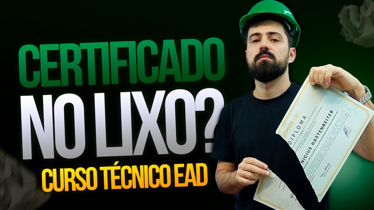 CURSO TÉCNICO EAD É RECONHECIDO PELO MEC? - YouTube