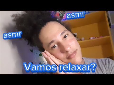 ASMR - Vamos relaxar? ( sussuros, hands movement, dedo da tela )