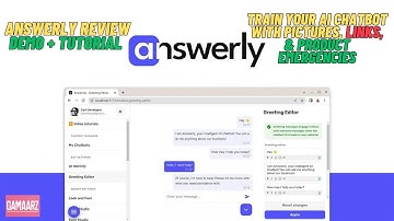 Answerly Review, Demo + Tutorial I Train your AI chatbot with pictures, links, & product emergencies