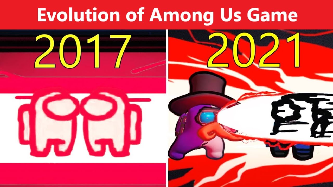Evolution of Among Us 2017-2021