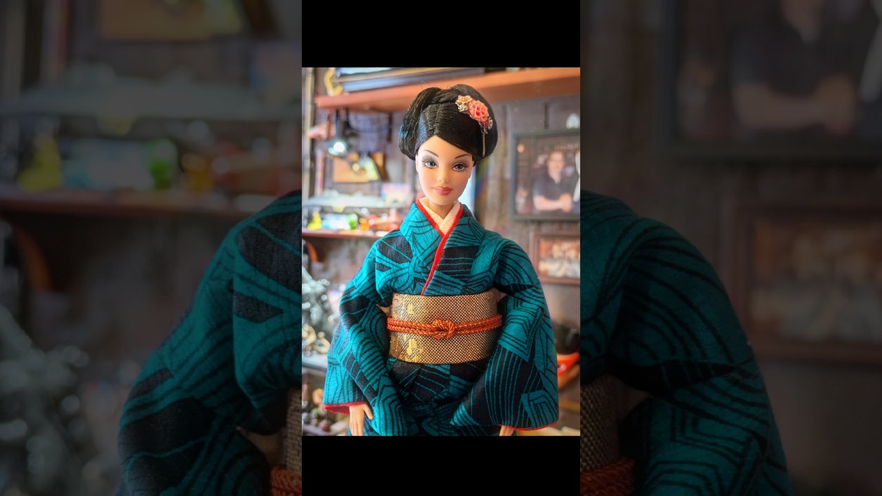 #着物　barbieサイズの本物の着物