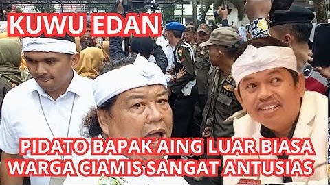 Antusias warga Ciamis menyambut kehadiran Bapak Aing di Acara hari iadi  Kab. Ciamis#kuwuedan #Kdm