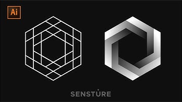Create A 3D Illusion Shape with Hexagonal Grid in Illustrator - Tutorial