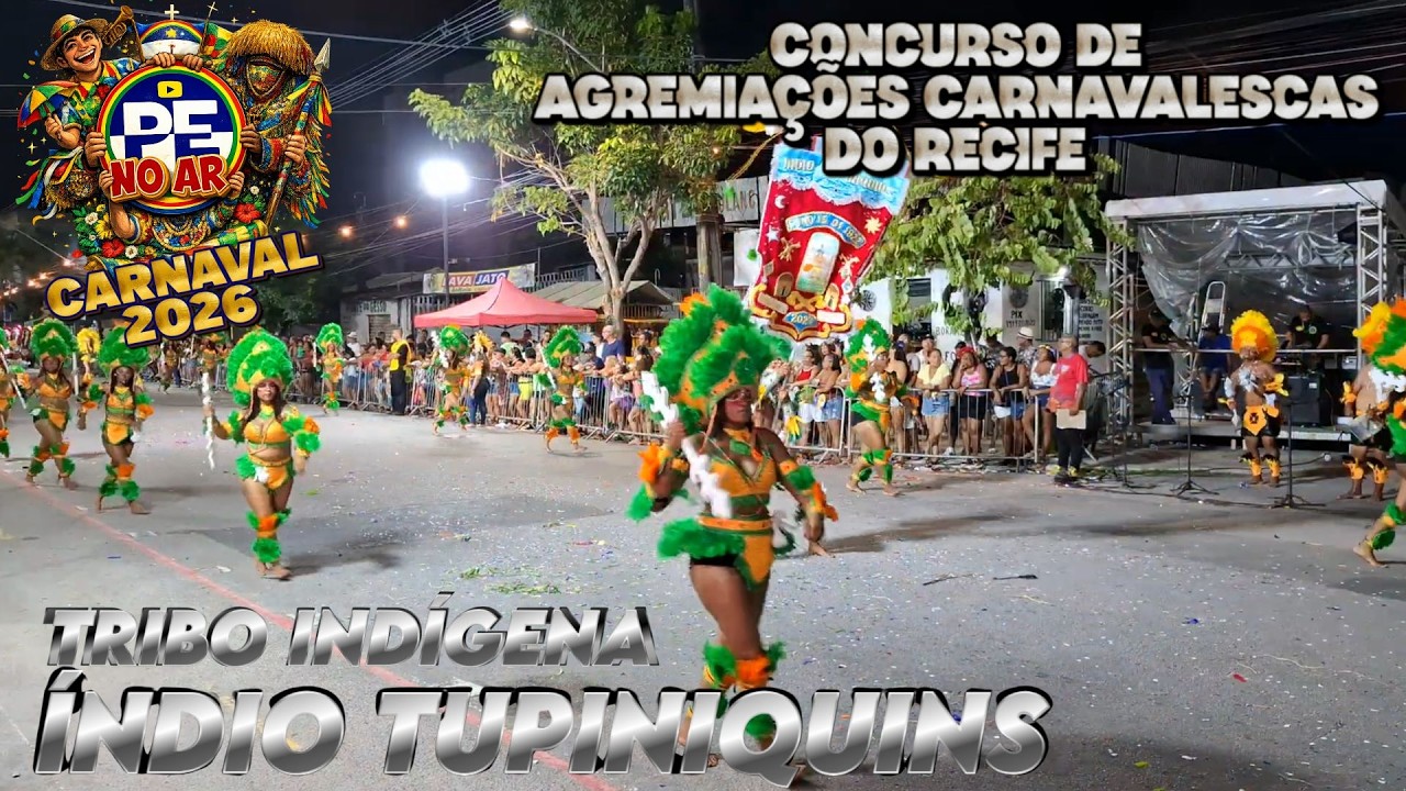 [КАРНАВАЛ 2026] ГРУППОВОЙ КОНКУРС ПЛЕМЯ ТУПИНИКВИНС НА КАРНАВАЛЕ РЕСИФЕ 2026 (4K)