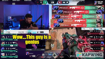 Tarik reacts to PRX D4V41 INSANE  ACE against T1