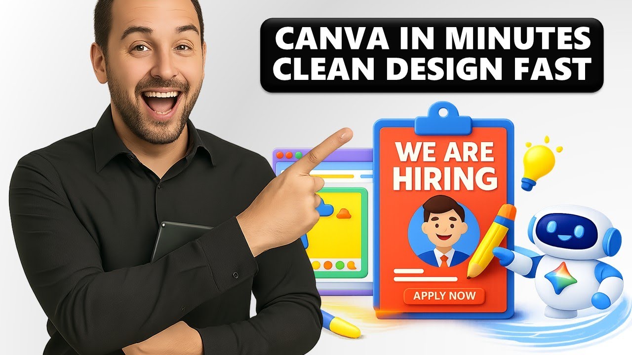 Создайте объявление о вакансии в Canva с помощью ИИ: пошаговое руководство.