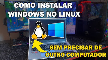 How to install Windows on a laptop with Linux? *WITHOUT NEEDING ANOTHER COMPUTER*
