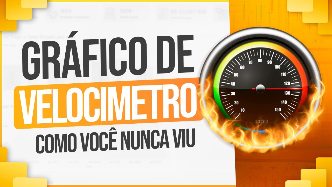 Gráfico de Velocímetro no Power BI