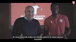 Sheldon Bateau'nun Samsunspor'a İmza Töreni!