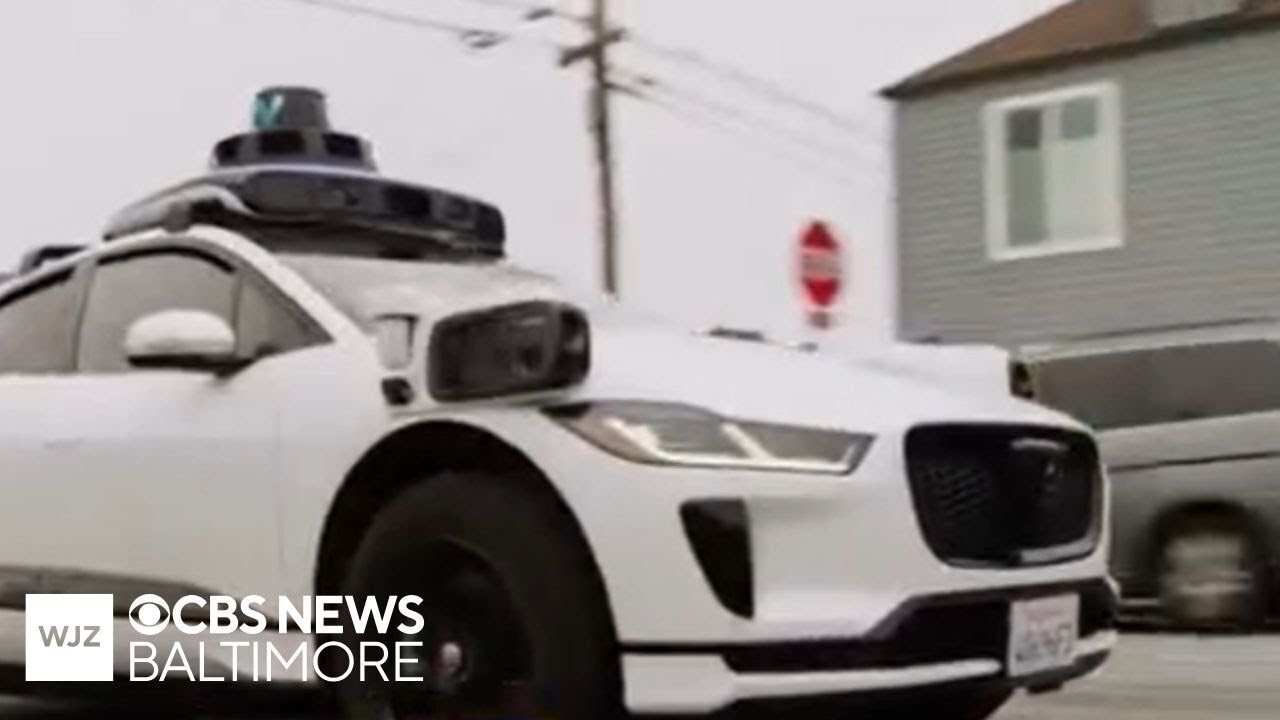 Waymo, a futuristic driverless car, tests in Baltimore