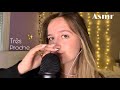 Asmr  chuchotements trs proche du micro 