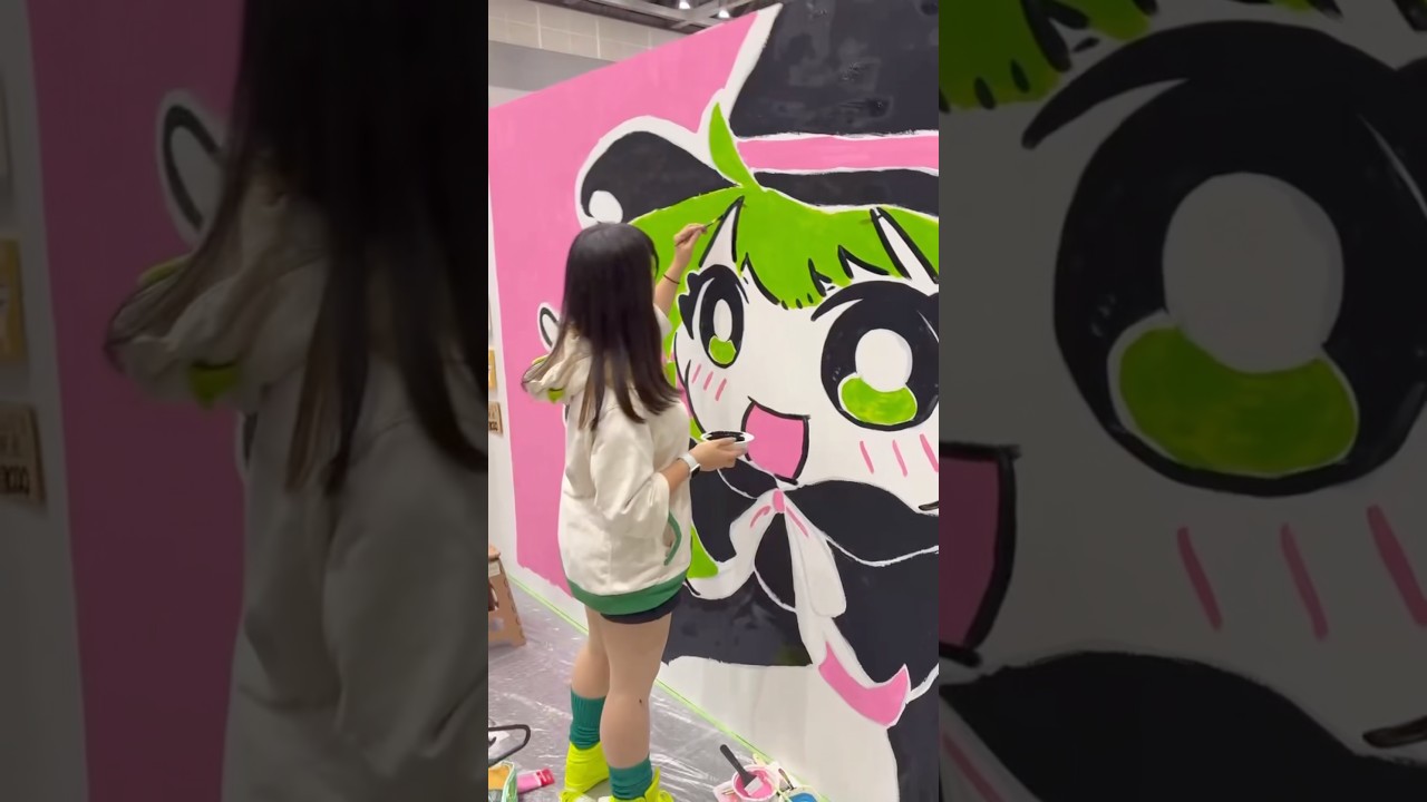 【 #イラストメイキング 】ライブペイントでゆるかわデフォルメイラスト描いたよ！【 #デザフェス62 】