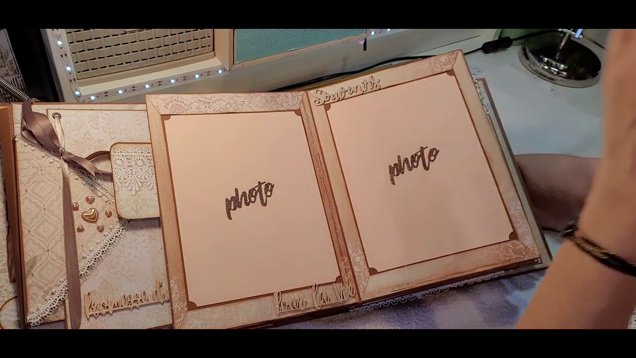 Présentation finale - TUTO ALBUM MARIAGE -CEREMONY STAMPERIA -