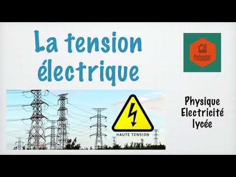La définition de la tension électrique - elmy