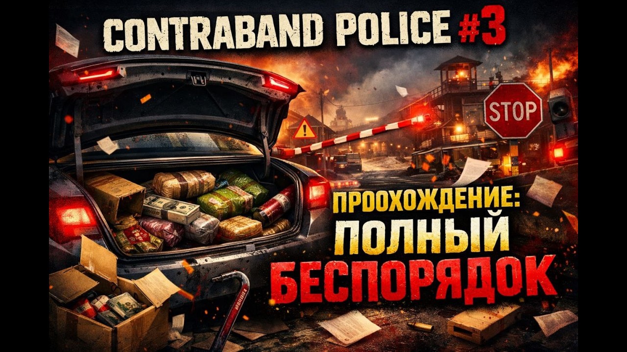 CONTRABAND POLICE #3 - ПОЛНЫЙ БЕСПРЕДЕЛ ПРОДОЛЖАЕТСЯ! Граница в огне 🔥