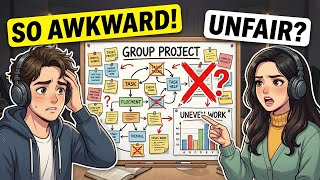 Group Projects are the worst | Why They're So Awkward and Unfair I Easy English podcast