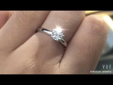 Autium Solitaire Enring Uno Trellis 0 6 1 5ct Proposal Ring