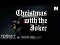 CHRISTMAS with the JOKER | Classic Christmas Music, Fireplace &amp; Snow Outside. Relaxing Evening.