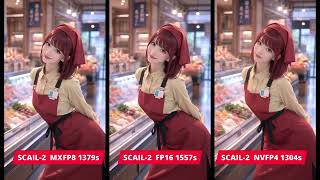 World's first comparison of different quantization of SCAIL-2: FP16 vs MXFP8 vs NVFP4