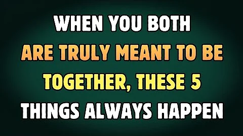  5 Signs You Both Are Truly Meant to Be Together | Psychology Facts
