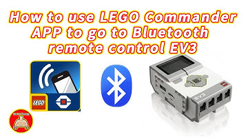 How to use Lego Commander APP Bluetooth remote control Lego EV3