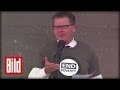 Gerd Müller (CSU) redet Englisch - Denglisch-Rede beim "Earth Day" - Development awkward I love you