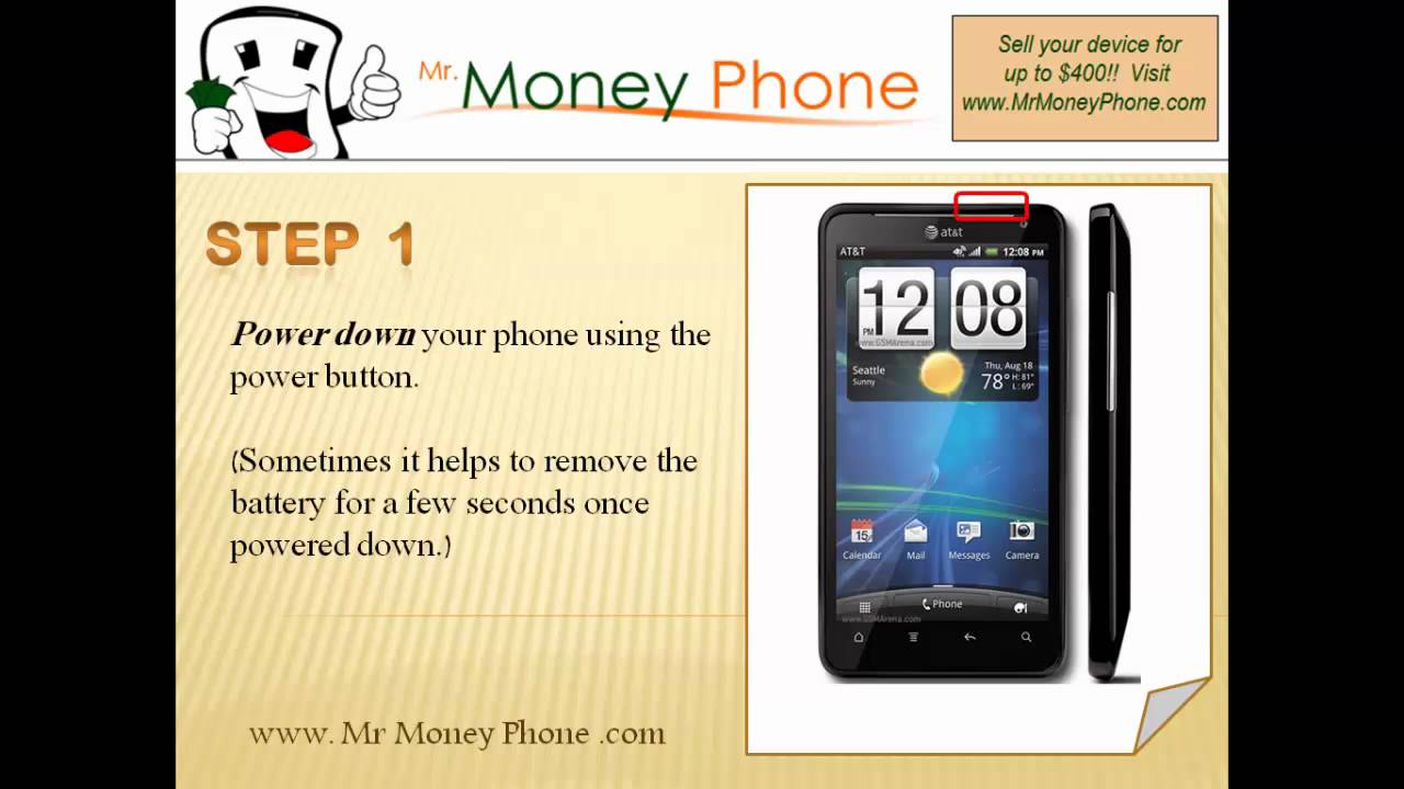 HARD RESET HTC Vivid (external) Master Reset (RESTORE to FACTORY condition) Video sell your phone for cash