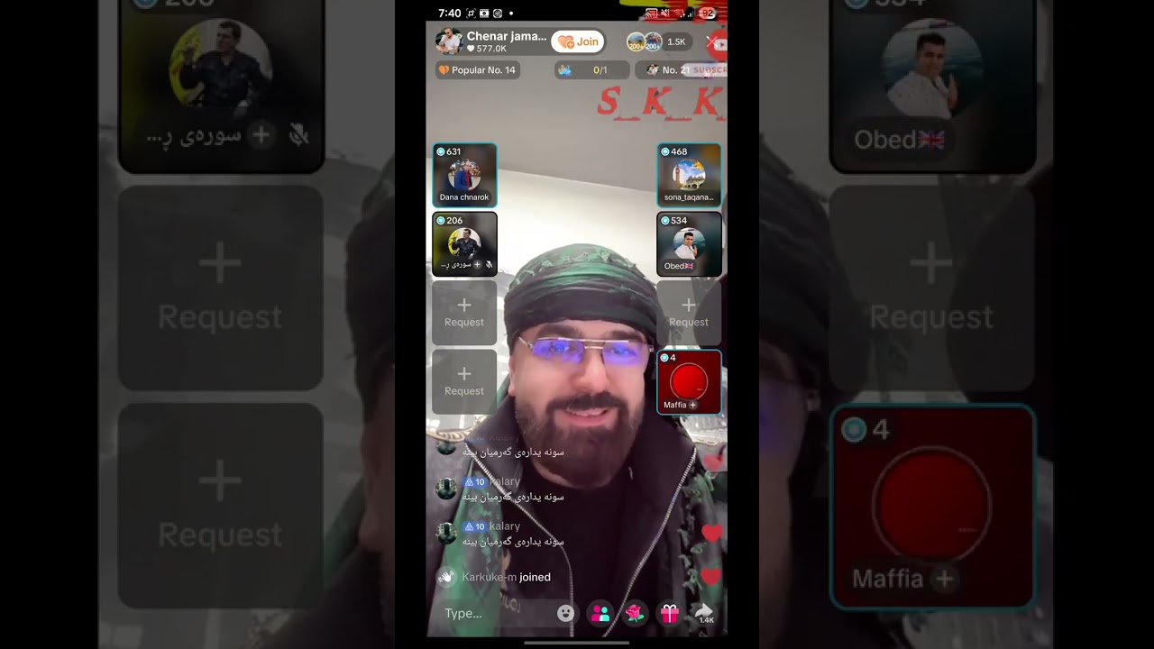 لایڤی تازە سۆنە تاقانە و دانای چنارۆک و چێنەر 😂😂