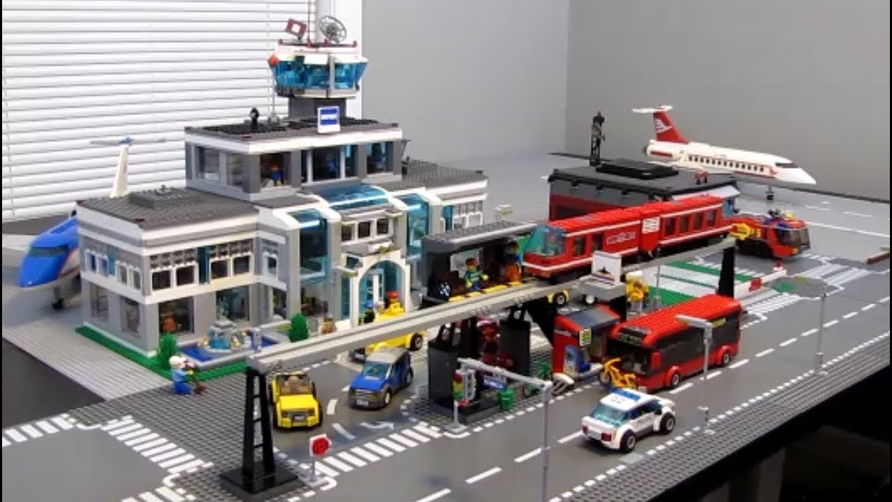 New Lego City Airport Terminal and - YouTube