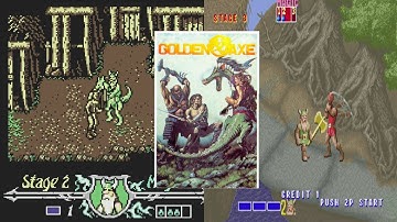 C64 vs Arcade - Golden Axe - Comparison Mix