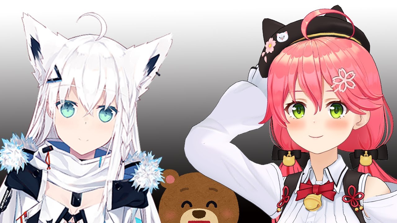 갑자기 나타난 핑크색그녀 【시라카미 후부키 / 홀로라이브 1기생 겸 게이머즈】