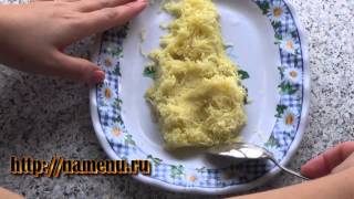Салат "Бутылка шампанского" Салат "Бутылка шампанского"