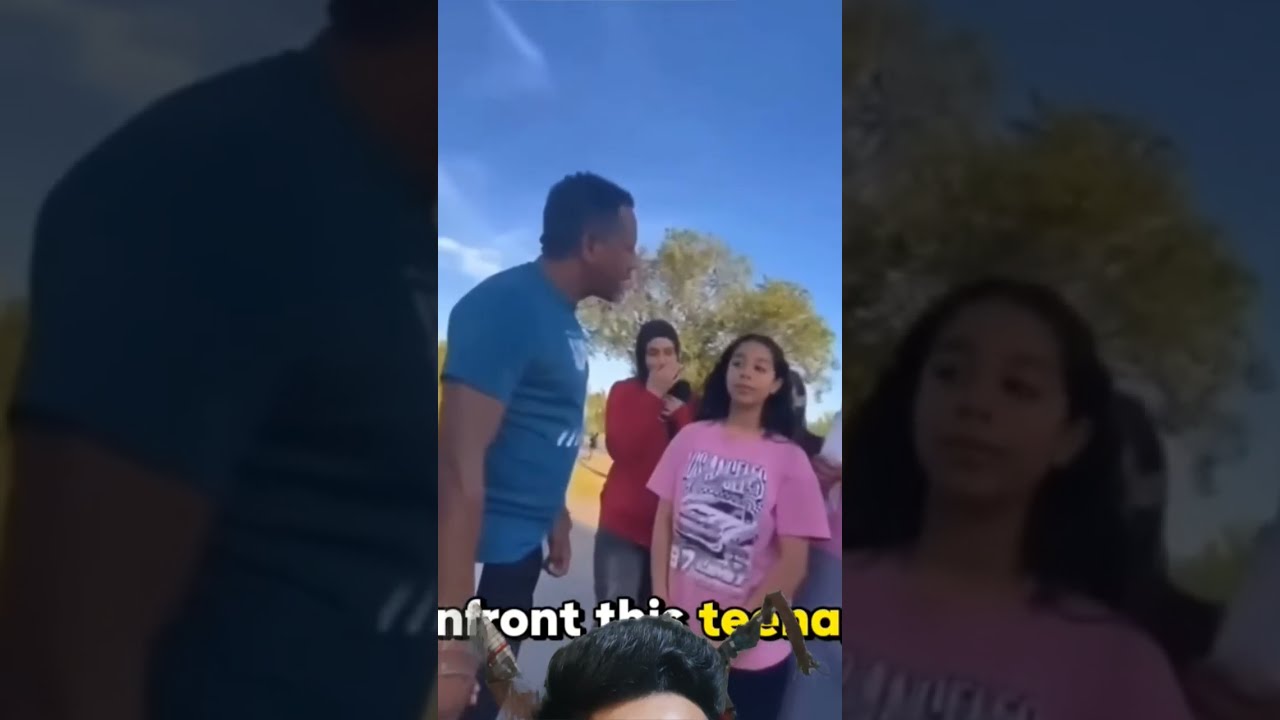 Dad Confronts And Slaps Bully Girl