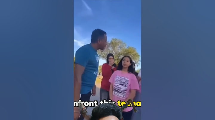 Dad confronts and slaps bully girl