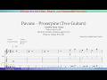 Pavane - Proserpine (Camille Saint-Saëns) Two Guitars Arrangement with TAB
