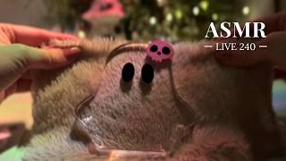 ASMR Earphone Mic Lo-fi (No talking,No mouth sounds) Live 240