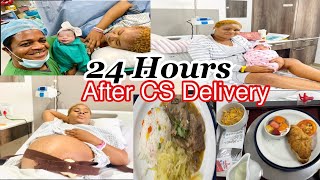 24 hours Stay After CS Delivery In South African🇿🇦hospital | Row Vlog \& Room Tour