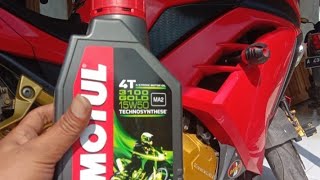 Ganti oli Kawasaki ninja 250 fi 