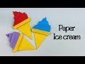 How to make easy paper ice cream for kids  nursery craft ideas  paper craft easy  kids crafts