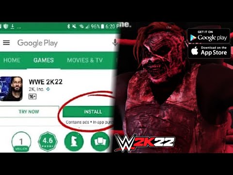 WWE 2K22 Mobile  Android/iOS MENU & FULL ROSTER (CONCEPT) 