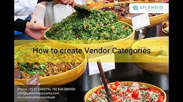 How to Add Vendor Categories in Splendid Accounts