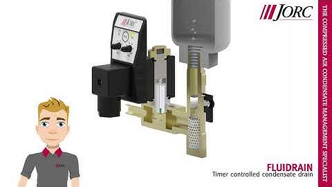 Operational video of Electronic timer controlled condensate drain Valve Model: FLUIDRAIN