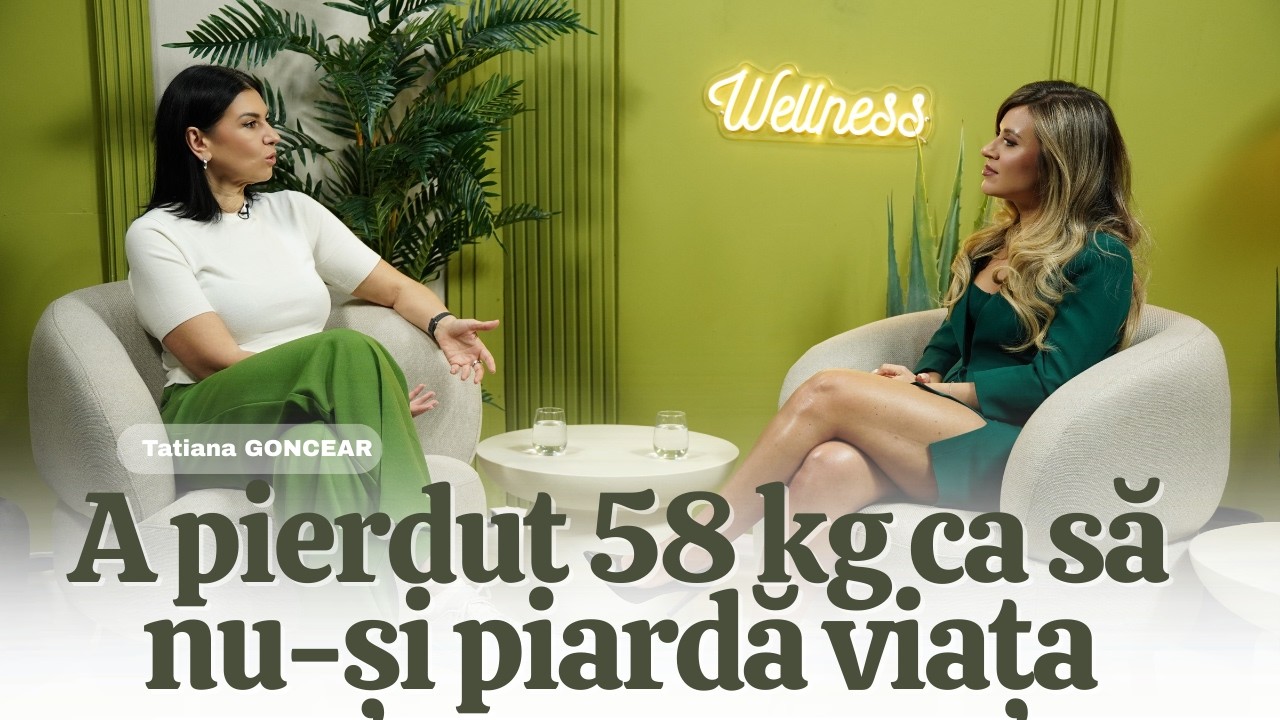 A slăbit 58 kg: ”Spuneam că nu mănânc deloc, dar eram roaba mâncării” - Wellness cu Vlada #8